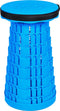 Opvouwbare kruk extra strong vol blauw per 2 - telescopische kruk - 250 kg - inklapbare kruk - draagbaar - kampeerstoel - opstapkrukje