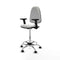 Piqueras y Crespo B2D05RP - Bureaustoel - Hoogteverstelbaar met armleuning - Wit