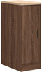vidaXL - Garagekast - 30x51x85 - cm - massief - grenenhout - bruin - eikenkleurig