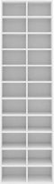 vidaXL - Schoenenkast - 22 vakken - 54x34x183 cm - wit