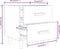 vidaXL - Nachtkastjes - 2 - st - 40x35x47,5 - cm - sonoma - eikenkleurig