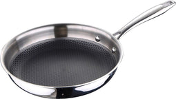 Masterpro Hi Tech Bakpan Ø24x4,7cm Roestvrij Staal Honingraat - Koken - Bakken - Alle warmtebronnen - Anti Kleeflaag