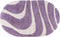 Badmat Beau - Purple Ovaal 60 x 100 cm
