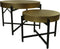 Salontafel - ø70x50/ø50x40- Goud/zwart - Metaal