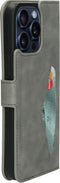 Mobiparts iPhone 15 Pro Max - Classic Wallet Case - Ruimte voor pasjes - Granite Grey