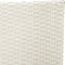 vidaXL - Tuinstoelen - 4 - st - met - kussens - poly - rattan - wit