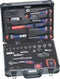 kwb gereedschapskoffer inclusief gereedschapsset, 99-delig, gevuld, robuust en hoogwaardig, ideaal voor huishouden of garage, in stevige aluminium koffer