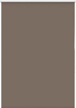 vidaXL - Rolgordijn - verduisterend - koffie - 105x175 - cm - stofbreedte - 100,7 - cm