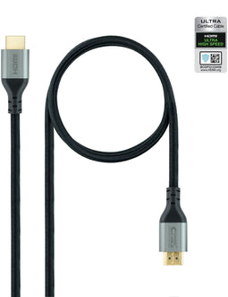 Nanocable 10.15.8101 - HDMI Kabel - 100cm - Zwart