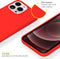 Accezz Liquid Silicone Backcover - iPhone 13 Pro Max - Schokabsorberend - Rood