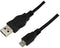 LogiLink 1.8m USB 2.0 - USB A naar Micro USB - 480 Mbit/s - Zwart