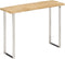 Wandtafel met natuurlijke rand 105x33x76 cm massief mangohout