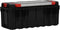 vidaXL - Gereedschapskist - 65x28x31,5 - cm - zwart - en - rood