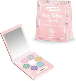 Namaki Kinder make-up – Oogschaduw – Natuurlijk make-up palette - 7 Kleuren - Parelmoer