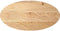 vidaXL - Tafelblad - 100x50x4 - cm - ovaal - massief - eikenhout
