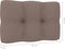 vidaXL - Palletkussens - 2 - st - stof - taupe