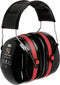 Peltor Optime III - Oorkap - SNR 35dB - Zwart/Rood