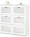 SoBuy FSR145-W - Schoenenkast - 6 Kleppen - Wit