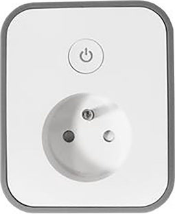 KONYKS, Wi-Fi-contactdoos met Bluetooth 2 USB A met meter 16A, Grijs