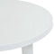 vidaXL - Tuintafel - 89 - cm - kunststof - wit