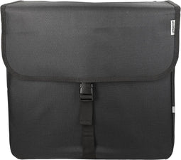 Edge Luxe Shopper - Dubbele fietstas 40 liter - Waterafstotend zwart (2x)