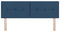 vidaXL - Hoofdbord - met - Knopen - Blauw - 160 - cm - Stof
