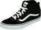 Vans YT Ward Hi - Hoge sneakers - Suede/Canvas - Black/White - Maat 38