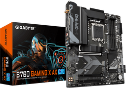 Gigabyte B760 GAMING X AX - Moederbord - 4x DDR5 tot 128GB - Wi-Fi 6E
