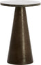 Light & Living Bijzettafel Ynez - Bruin - 36x36x51cm - Modern