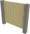 vidaXL - Schanskorfpalen - 2 - st - 20x20x190 - cm - gegalvaniseerd - staal