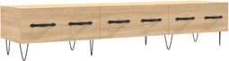 vidaXL - Tv-meubel - 150x36x30 - cm - bewerkt - hout - sonoma - eikenkleurig