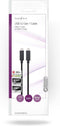 Nedis USB 3.2 Gen 1 - USB-C™ Male - USB-C™ Male - 60 W - 4K@60Hz - 5 Gbps - 2 m - Zwart
