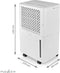 Nedis Luchtontvochtiger - 10 l/Dag - Ontvochtiging / Automatisch / Was drogen / Ventilatie - Ja - 100 m³/h