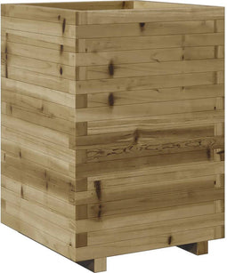 vidaXL - Plantenbak - 50x50x72,5 - cm - geïmpregneerd - grenenhout