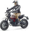 Bruder - Ducati Scrambler Desert Sled kuskilla (BR63051)