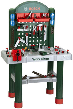 Klein Toys Bosch werkplaats - 82 onderdelen - incl. leerfuncties en bankschroef - multicolor