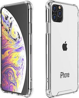 Schokbestendige softcase hoes - Geschikt voor iPhone 11 Pro - Transparant