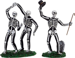 Lemax - Dancing Skeletons - Set Of 2 - Kersthuisjes & Kerstdorpen