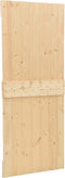 vidaXL - Schuifdeur - met - beslag - 90x210 - cm - massief - grenenhout