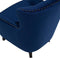 Fauteuil VIBORG II Fluweel Marineblauw