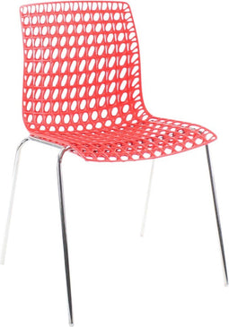 Workliving Moiré - Vergaderstoel - Eetkamerstoel - Kunststof - Design