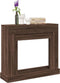 vidaXL - Haardombouw - 100x30x87,5 - cm - bewerkt - hout - bruin - eikenkleurig