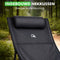Travelhawk Campingstoel - Vouwstoel - Ergonomisch ontwerp - Zwart