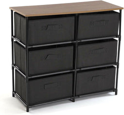 Multifunctionele ladekast Versa Grijs Hout Staal Textiel Melamine 30 x 68 x 75,6 cm