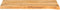 vidaXL - Tafelblad - met - natuurlijke - rand - 80x40x2,5 - cm - massief - mangohout