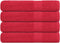 vidaXL - Saunahanddoeken - 4 - st - 80x200 - cm - 360 - g/m² - 100% - katoen - rood