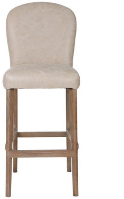 Kruk Home ESPRIT - Kruk - Wit Leer - Stads