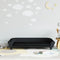 vidaXL Kinderbank 100x50x26 cm fluweel zwart