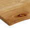 vidaXL - Tafelblad - met - natuurlijke - rand - 80x80x3,8 - cm - massief - mangohout