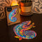 UNIDRAGON Houten Puzzel Voor Volwassenen Dier - Regenboogkleurige Kameleon - 314 stukjes - King Size 31x41 cm
